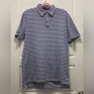 Ralph Lauren Polo Shirt Adult Size Medium Blue RLX Lightweight Golf Golfer Mens